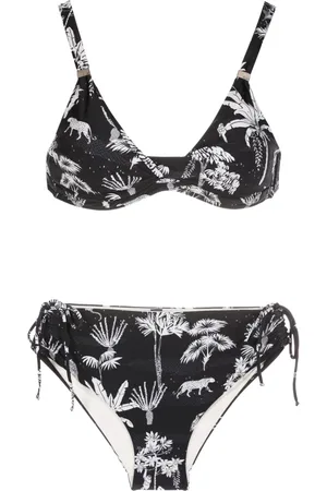Lygia & Nanny Marcela graphic-print bikini