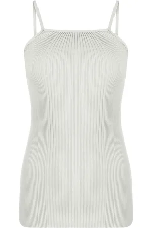 Low Classic Halterneck ribbed tank top