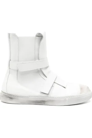 Nicolas Andreas Taralis Touch-strap high-top leather sneakers