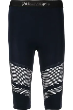 Palm Angels Slim-fit mesh-detail shorts