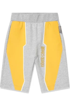 Roberto Cavalli Colour-block track shorts