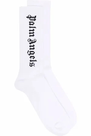 Palm Angels Intarsia logo socks