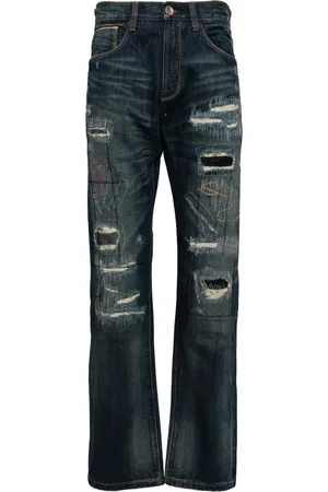 PRIVATE STOCK Whiskering effect jeans
