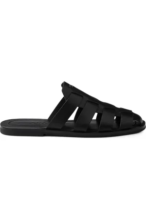 Prada Leather fisherman mules