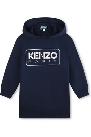 Kenzo Logo-print cotton hoodie dress