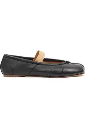 Maison Margiela Tabi leather ballerina shoes