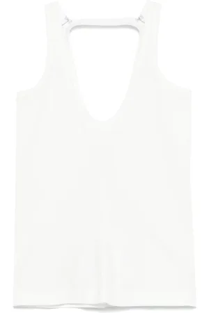 Maison Margiela Strap-detail tank top