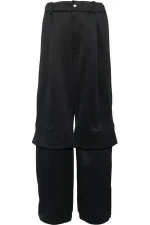 SONGZIO Layered-design wide-leg trousers