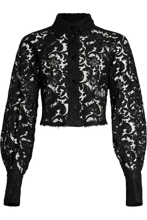 Patou Cropped lace shirt
