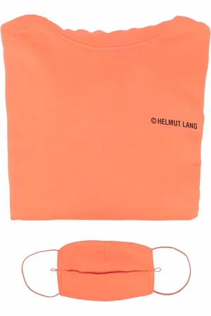 Helmut Lang Logo-print cotton hoodie