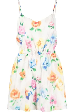 Moschino Floral-print sleeveless mini dress