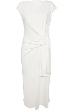 GOEN.J Knot-detail sleeveless cotton-jersey midi dress