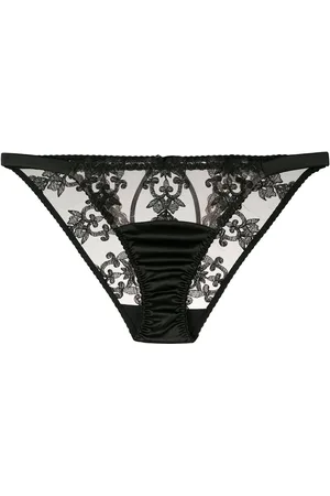 Fleur of England Onyx Ouvert briefs