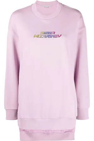 Stella McCartney Logo-print side slit sweatshirt