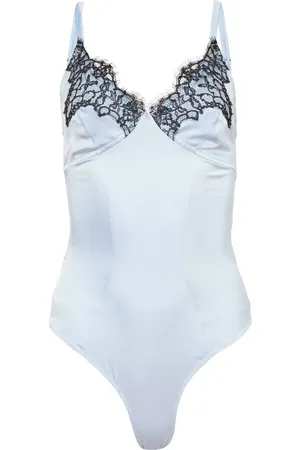 FLEUR DU MAL Iris lace bodysuit