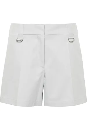 OFF-WHITE High-waisted cotton shorts