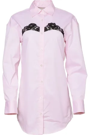 FLEUR DU MAL Poplin shirt dress