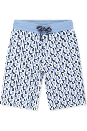 Aigner Monogram-pattern cotton track shorts