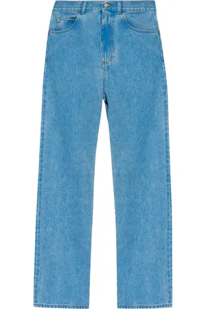 Marni Logo-patch cotton jeans