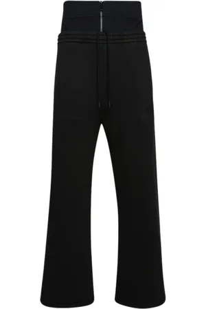 OFF-WHITE Bookish high-waisted wide-leg trousers