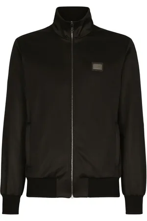 Dolce & Gabbana Logo-tag zip-up sweatshirt