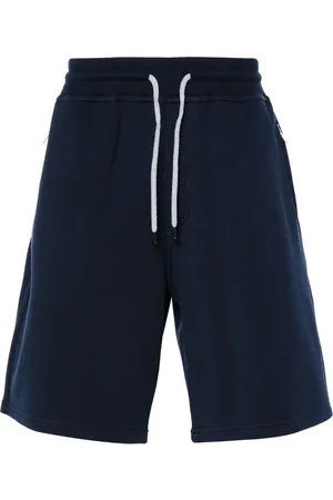 Brunello Cucinelli Drawstring-waist jersey track shorts