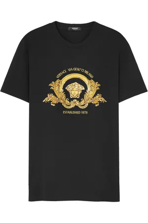 VERSACE Coupe Blason embroidered T-shirt