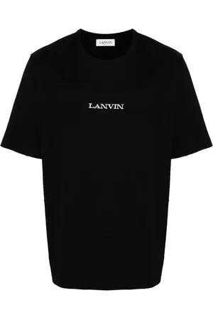 Lanvin Logo-embroidered cotton T-shirt