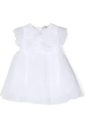 MONNALISA Butterfly soft-tulle dress