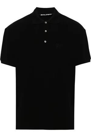 Palm Angels Logo-embroidered cotton polo shirt