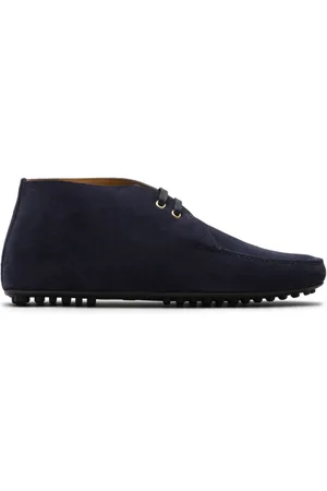 CAR SHOE Suede driving boots