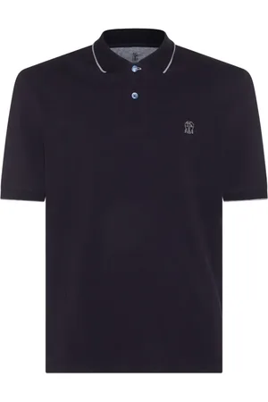 Brunello Cucinelli Embroidered polo shirt