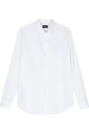 Giorgio Armani Long-sleeve linen shirt