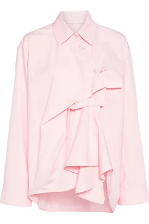 JNBY Gathered-detail cotton blouse