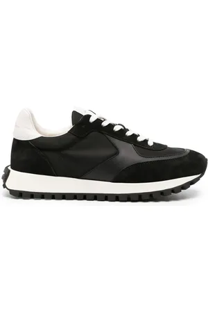 Gianvito Rossi Gravel suede-trim sneakers