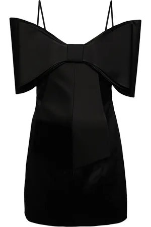 Mach & Mach Le Cadeau organza mini dress