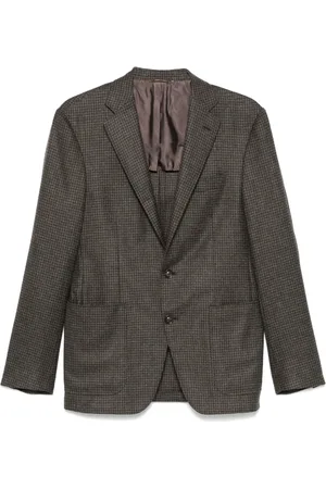 CANALI Houndstooth-pattern blazer