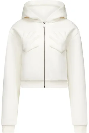 AREA Embossed handprint hoodie