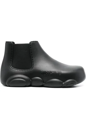 Moschino Gummy 40mm logo-embossed ankle boots