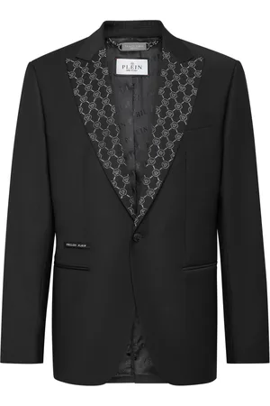 Philipp Plein Monogram-pattern blazer