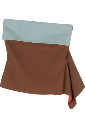 Fendi Draped asymmetric mini skirt