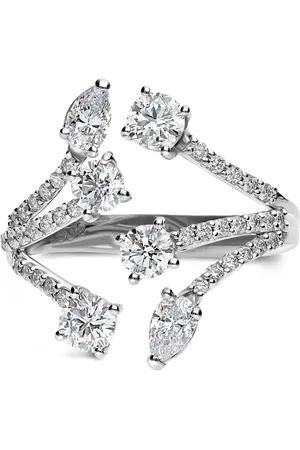 Leo Pizzo 18kt white gold diamond ring