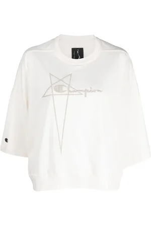 Rick Owens Tommy logo-embroidered cotton T-shirt