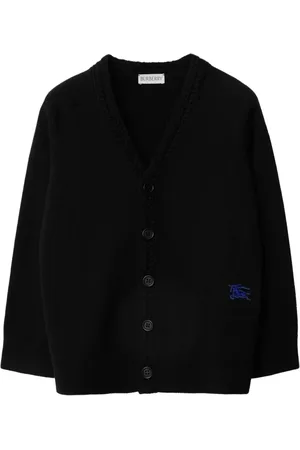 Burberry EKD-patch wool cardigan