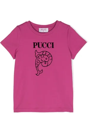 PUCCI Junior Logo-print cotton T-shirt