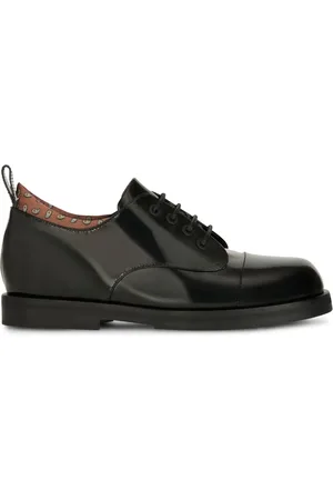 Etro Paisley-print leather Derby shoes