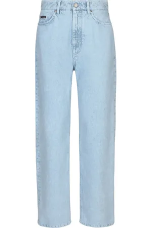 Dolce & Gabbana High-waisted slim-legged jeans