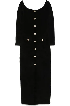 Self-Portrait Chenille knit maxi dress