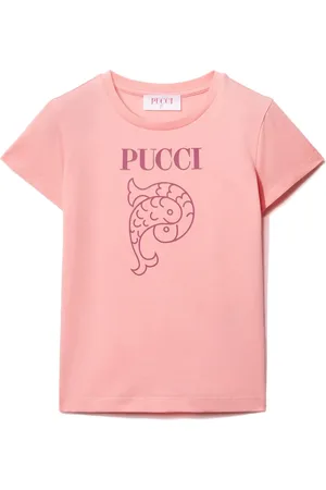 PUCCI Junior Logo-print cotton T-shirt