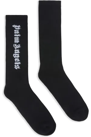 Palm Angels Logo-flames socks